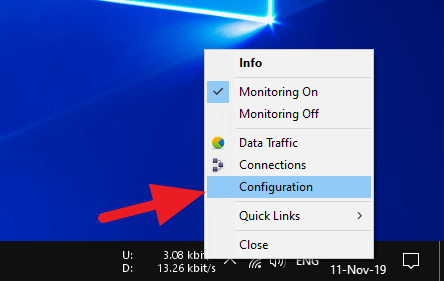 Konfigurasi NetSpeedMonitor Cara Menampilkan Kecepatan Internet di Windows 10 Taskbar 15 Konfigurasi NetSpeedMonitor