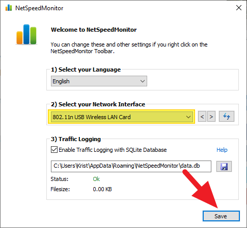 Pengaturan NetSpeedMonitor Cara Menampilkan Kecepatan Internet di Taskbar Windows 10 14 Pengaturan NetSpeedMonitor