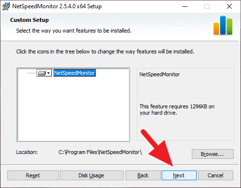 Instalasi NetSpeedMonitor 4 Cara Menampilkan Kecepatan Internet di Windows 10 Taskbar 9 Instalasi NetSpeedMonitor 4