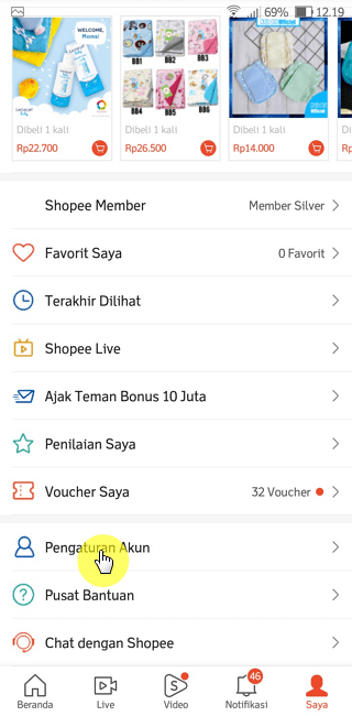 Screenshot 20220820 121938 Cara Mengubah Suara Notifikasi di Shopee 2 Screenshot 20220820 121938