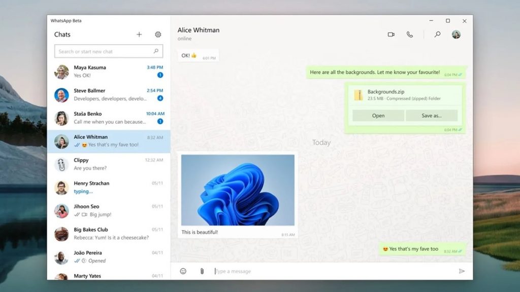 Desktop WhatsApp