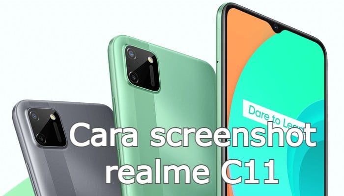 cara screenshot realme c11